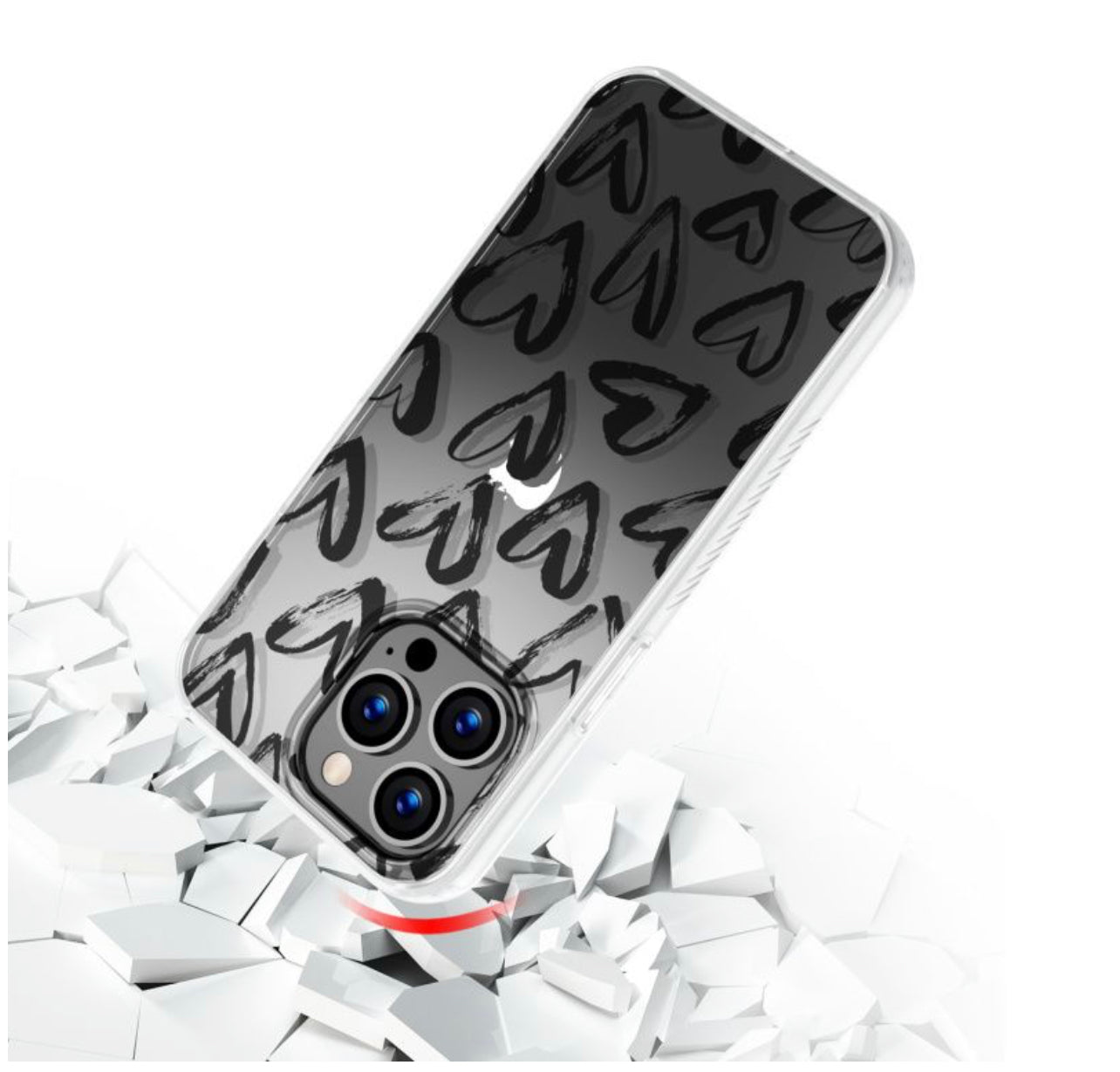 MYBAT PRO MOOD SERIES CASE FOR APPLE IPHONE 13 PRO (6.1) - BLACK HEARTS