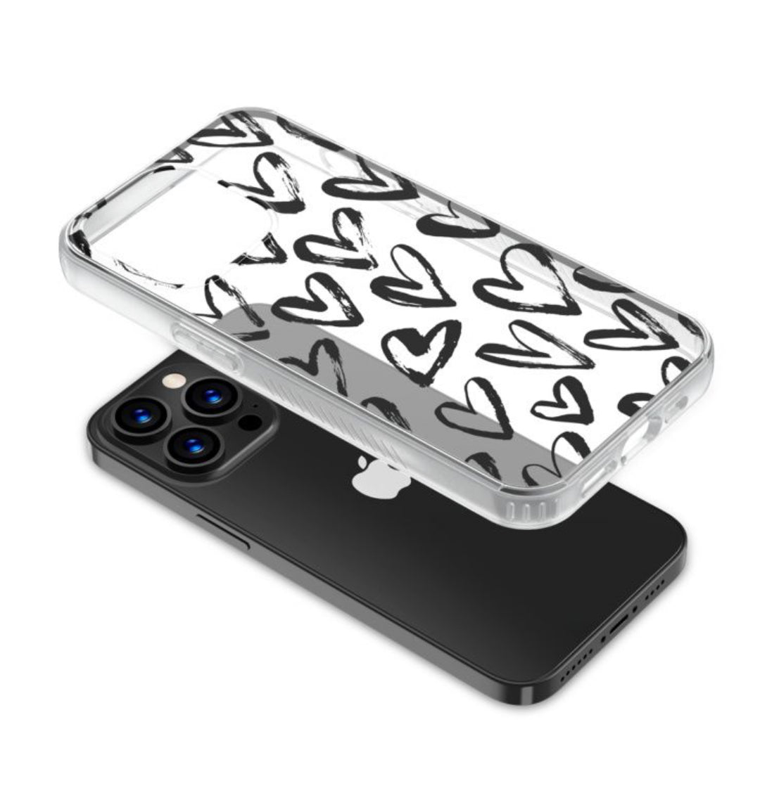 MYBAT PRO MOOD SERIES CASE FOR APPLE IPHONE 13 PRO (6.1) - BLACK HEARTS