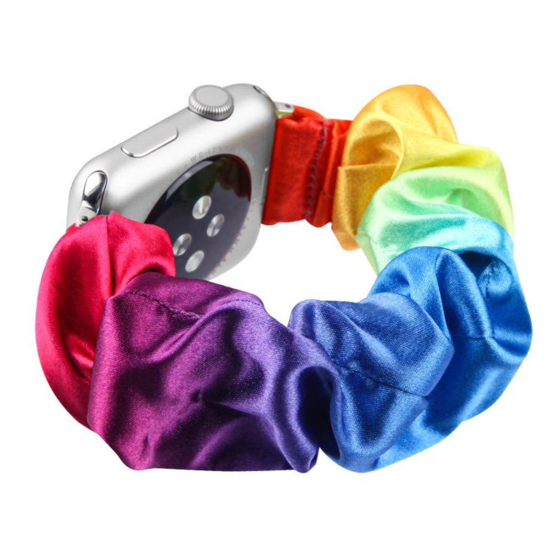 SCRUNCHIE WATCHBAND FOR APPLE WATCH 42MM / 44MM - RAINBOW
