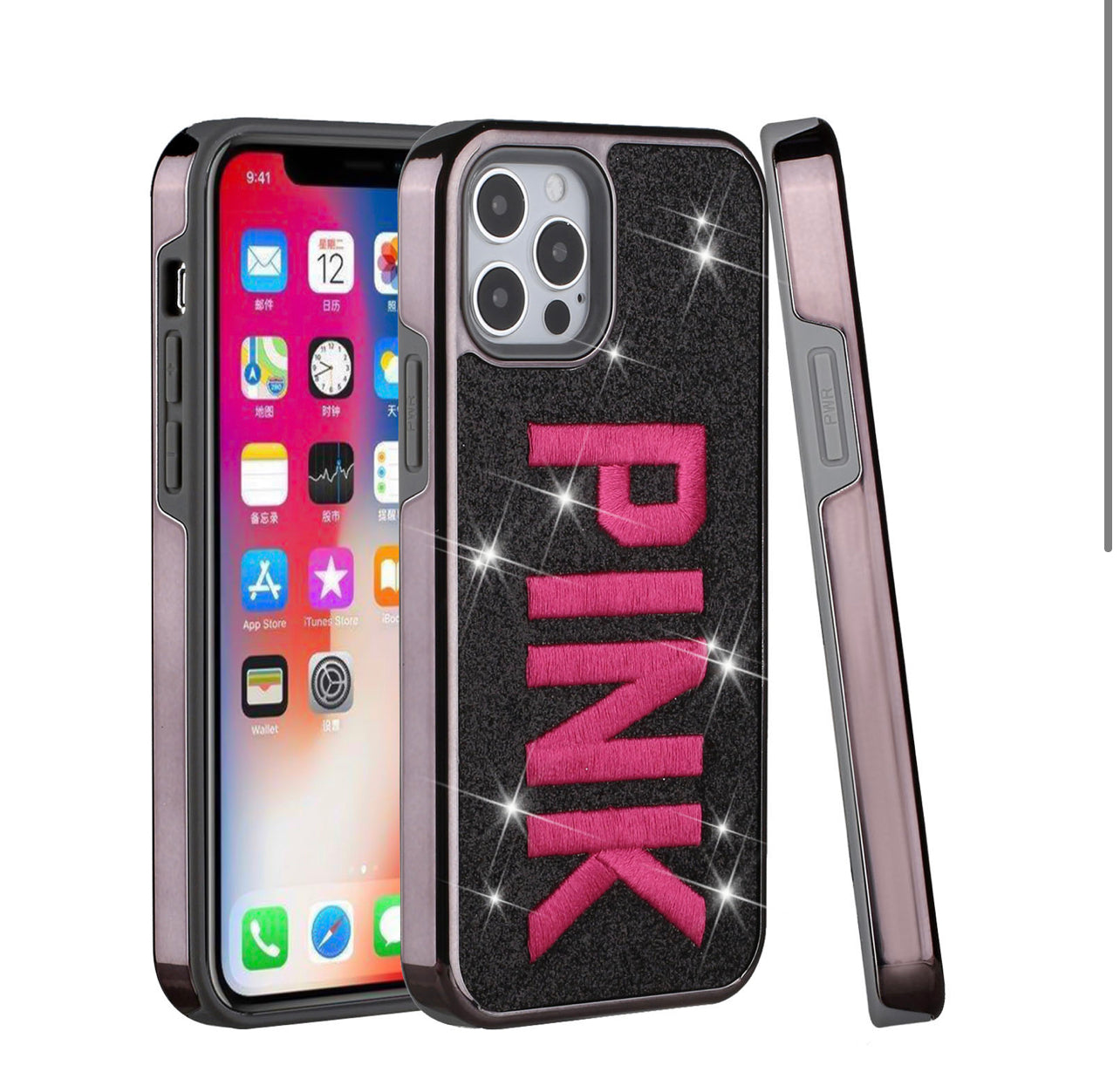 iPhone 12/Pro Bling Glitter Case