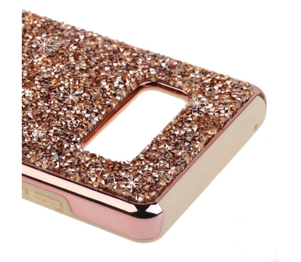 SAMSUNG GALAXY NOTE 8 - ROSE GOLD GLITTER CASE