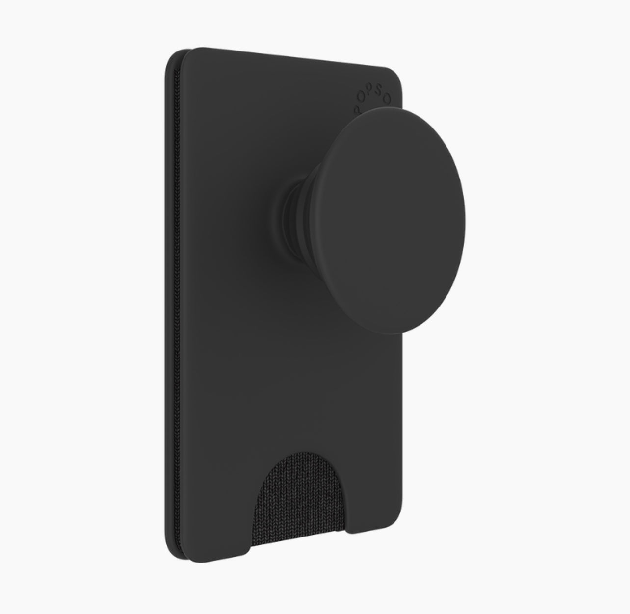 PopSockets PopWallet+: Swappable and Repositionable Wallet - Black