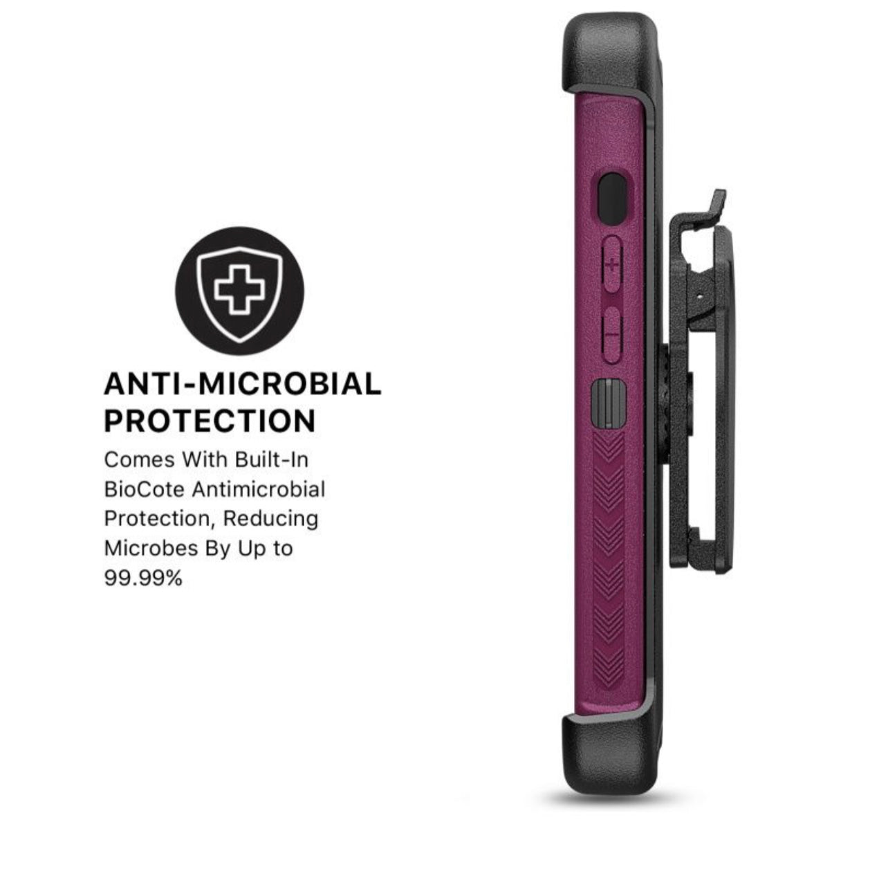 iPhone 13 (6.1) Heavy Duty Case W/ Tempered Glass