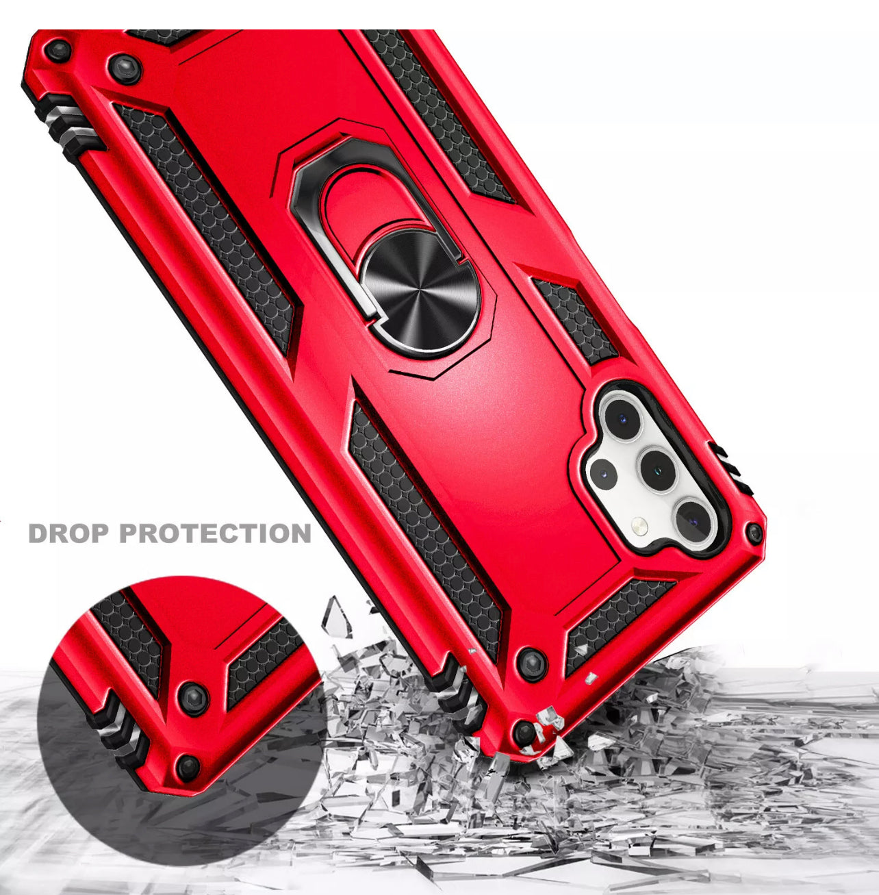 Samsung Galaxy A32 Magnetic Ring Kickstand Case