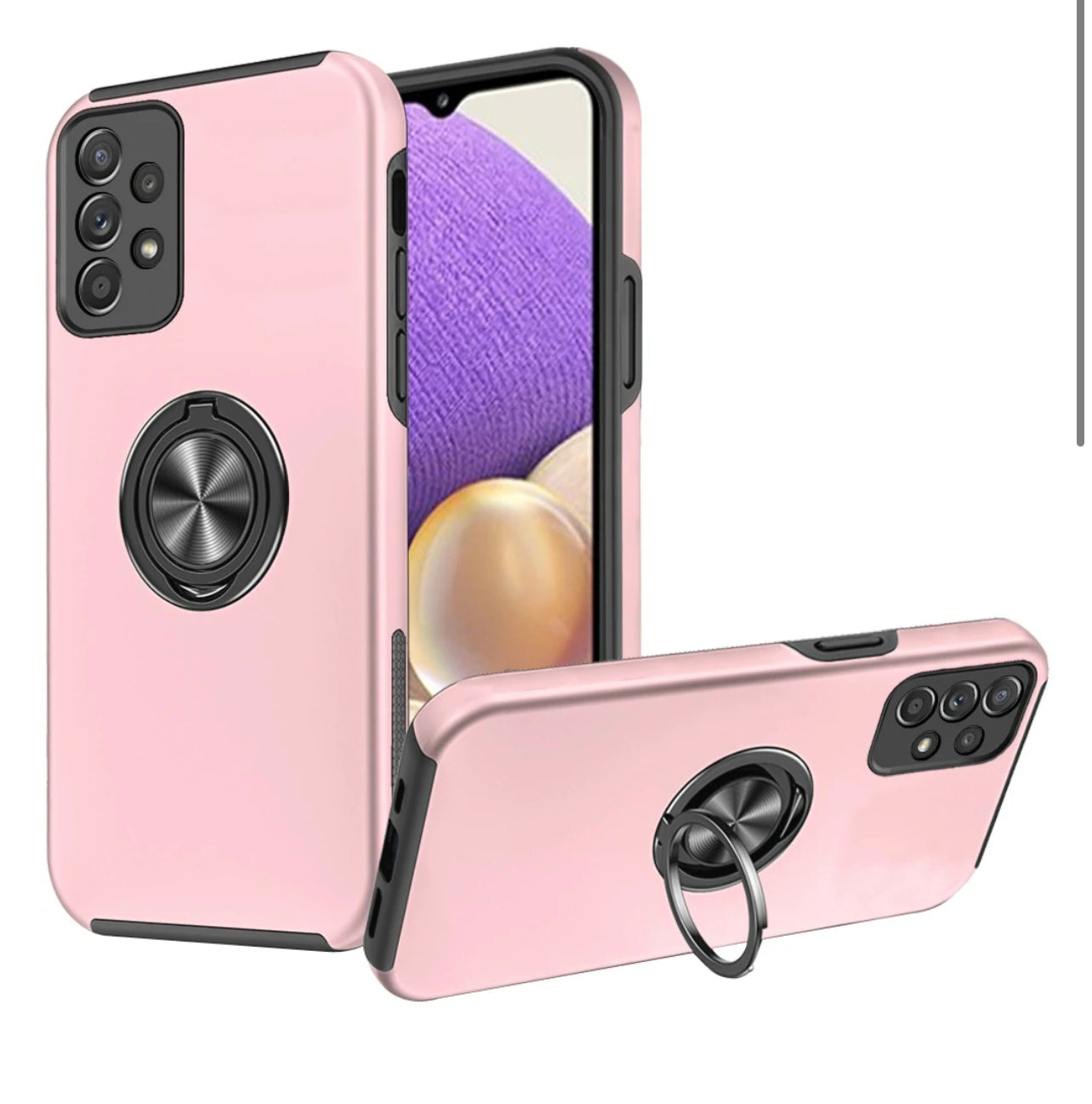 Galaxy A32 Magnetic Ring Stand Hybrid Case Cover