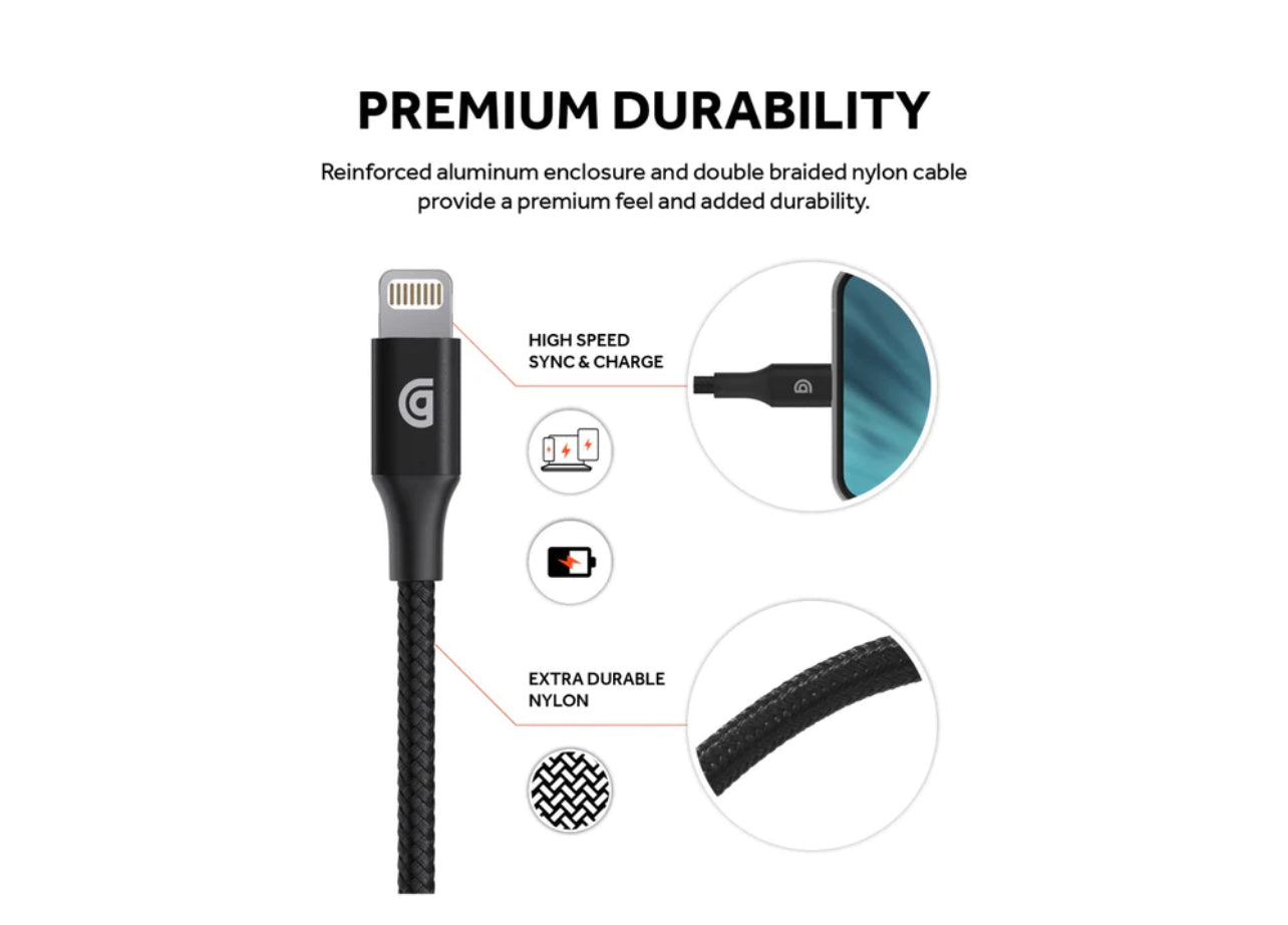 Griffin Extra Long USB-C to Lightning Cable - 10FT (3M)