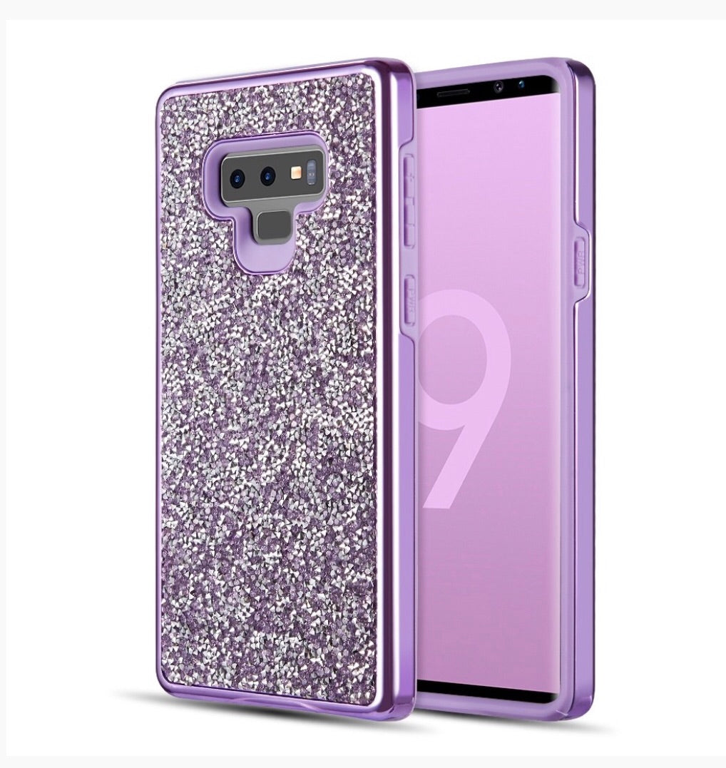 Samsung Galaxy Note 9 Premium Hybrid Bumper Case - Purple