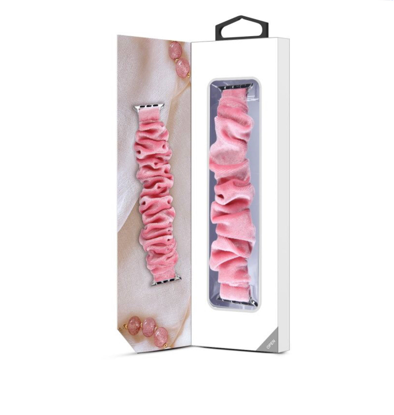 SCRUNCHIE WATCHBAND FOR APPLE WATCH 38MM / 40MM - PINK