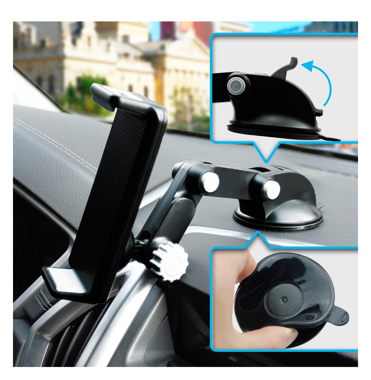 Car Mount For Smartphone And IPad Mini