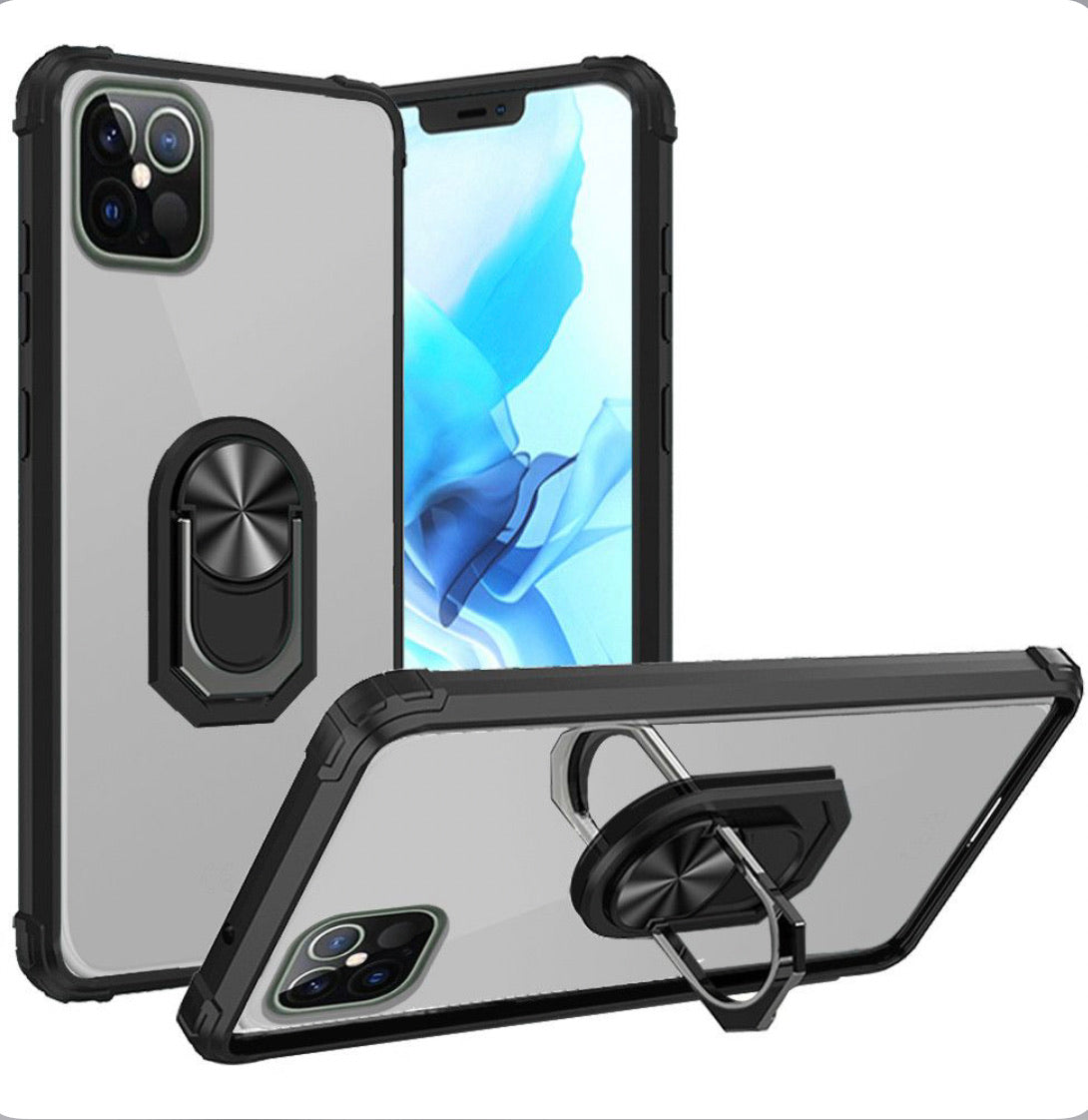 iPhone 12 (6.1) Transparent Kickstand Case