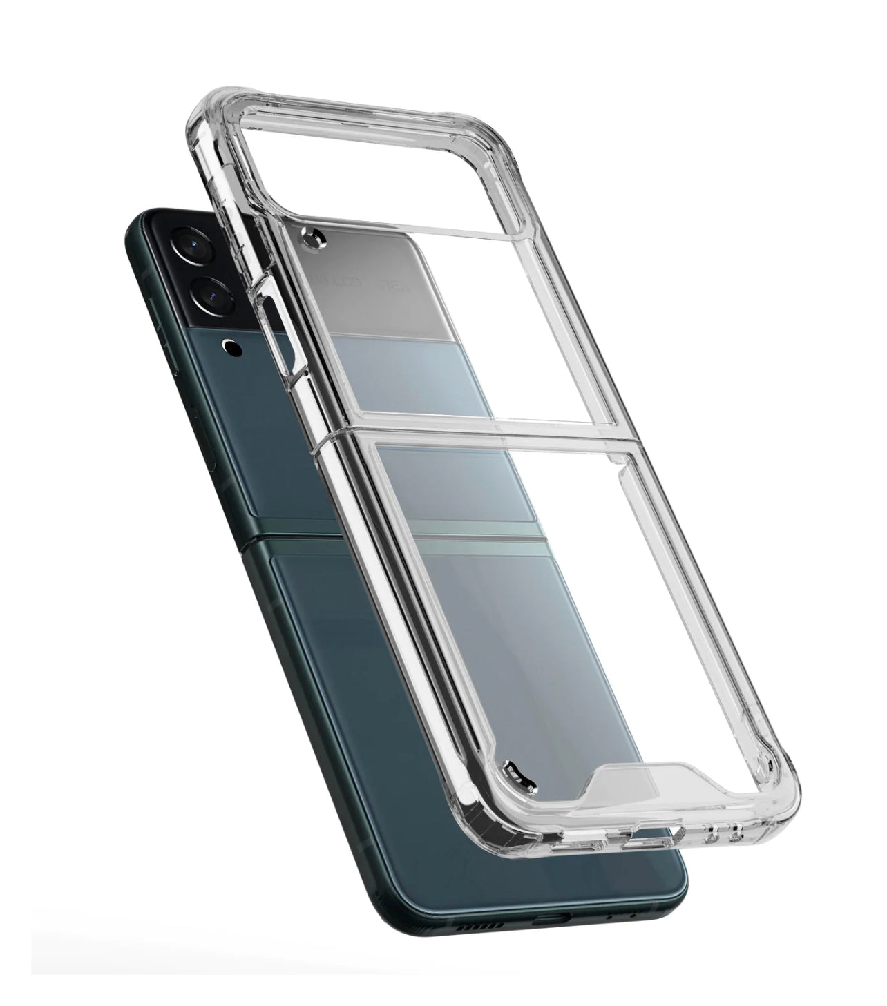 Samsung Galaxy Z Flip 4 Transparent Hybrid Shockproof Case Cover