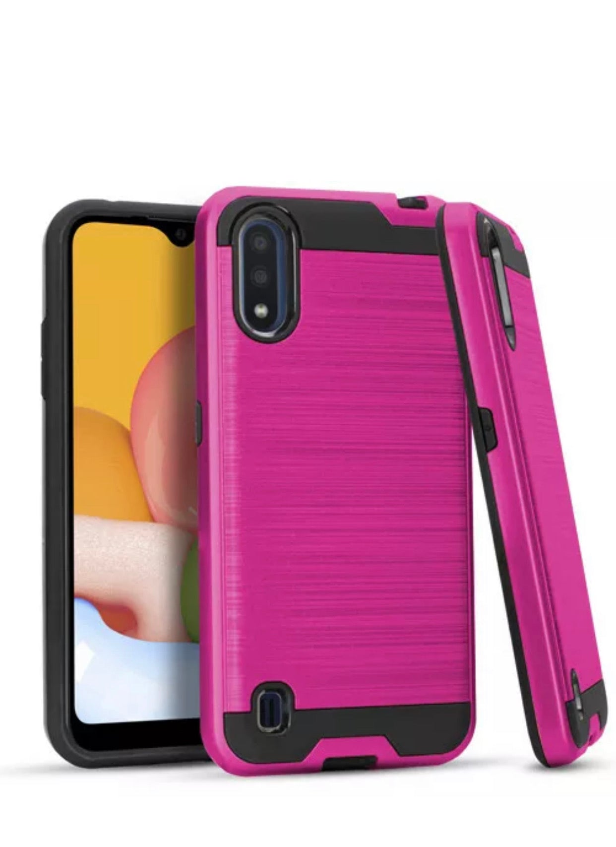 Samsung Galaxy A10E Metallic Hybrid Case