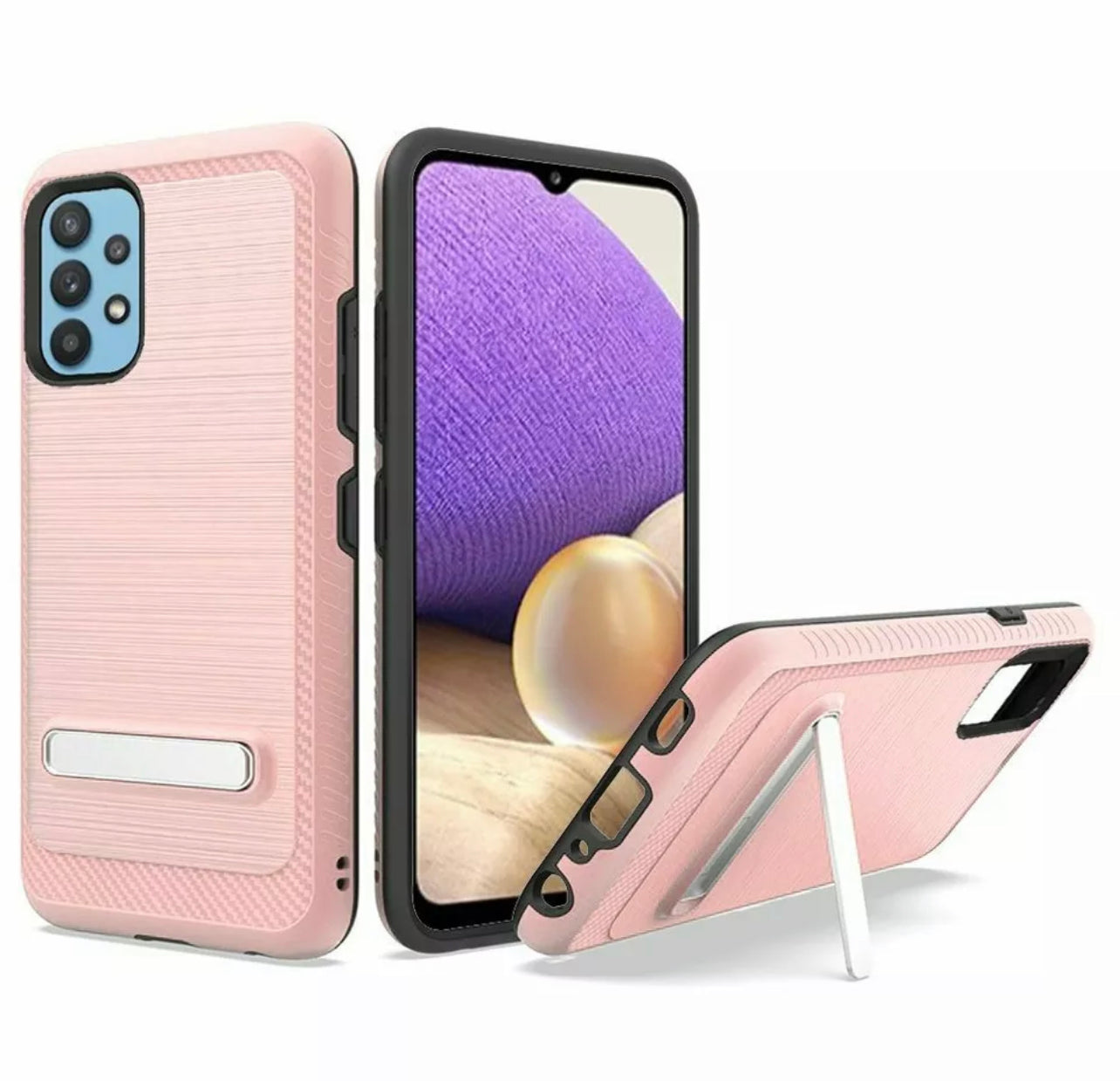 Samsung Galaxy A32 Brushed Kickstand Case