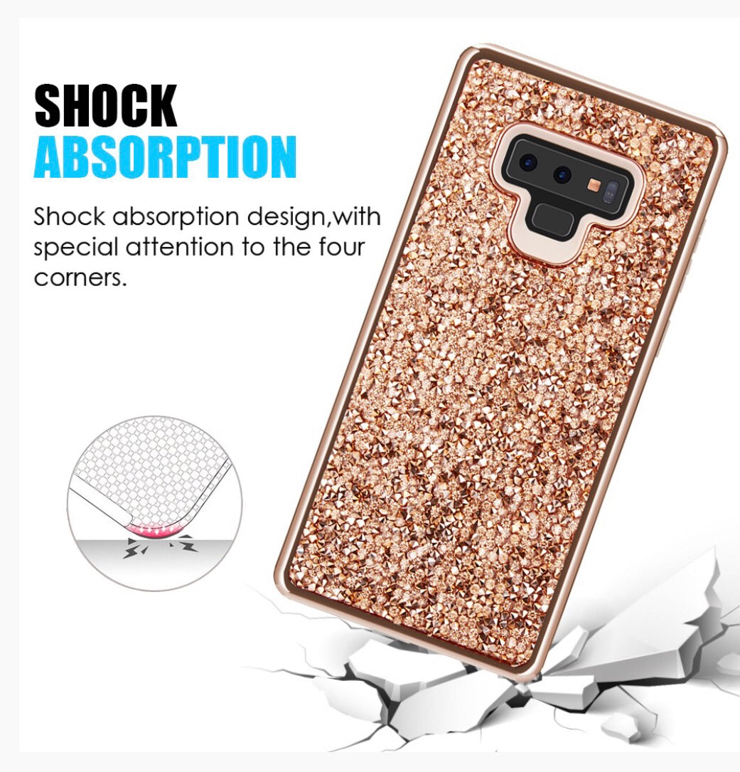 Samsung Galaxy Note 9 Premium Hybrid Bumper Case - Rose Gold