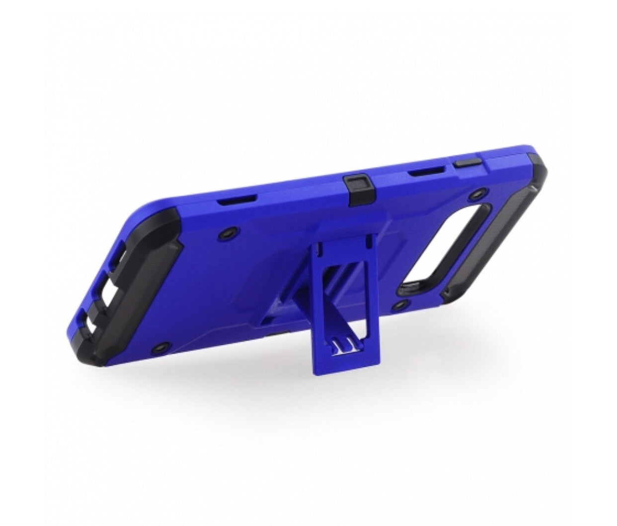 Samsung Galaxy S10 - Cobalt Blue Colored Horizontal Hard Back Kickstand Case