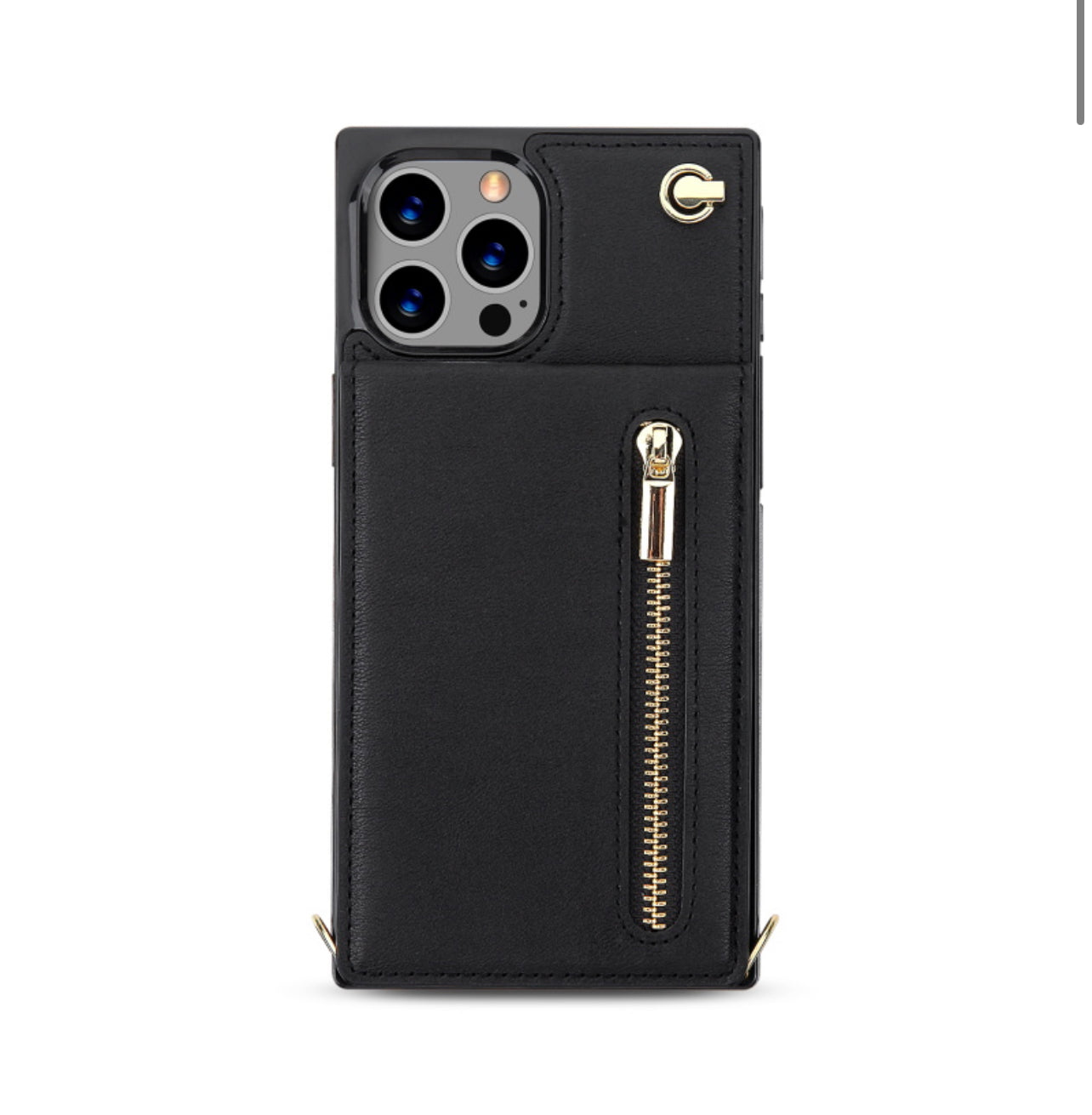 MyBat Suspend Wallet Cover (with Lanyard) for Apple iPhone 13 Pro Max (6.7) - Black
