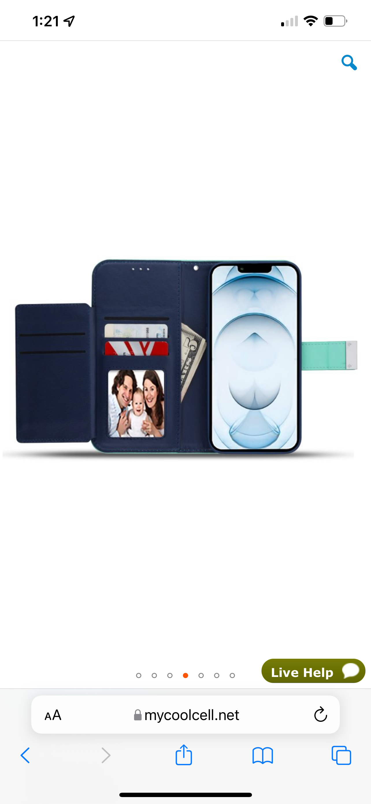 IPHONE 13 PRO MAX (6.7) - MYBAT MYJACKET XTRA SERIES WALLET CASE - TEAL GREEN