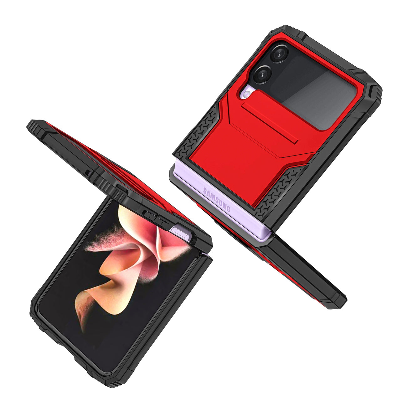 Samsung Galaxy Z Flip3 5G Magnetic Kickstand Hybrid Case Cover
