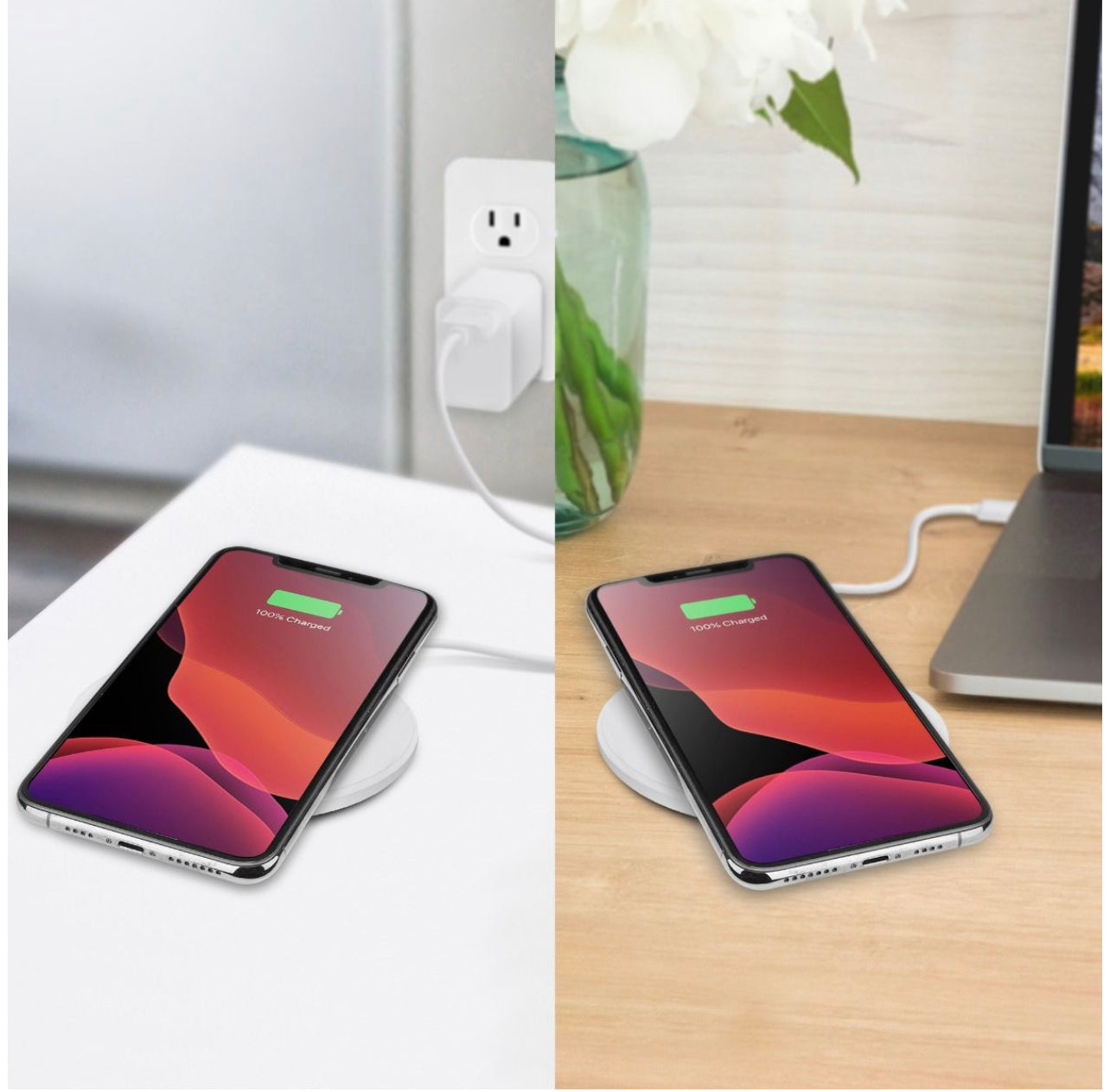 HYPERGEAR QI WIRELESS CHARGING PAD - WHITE