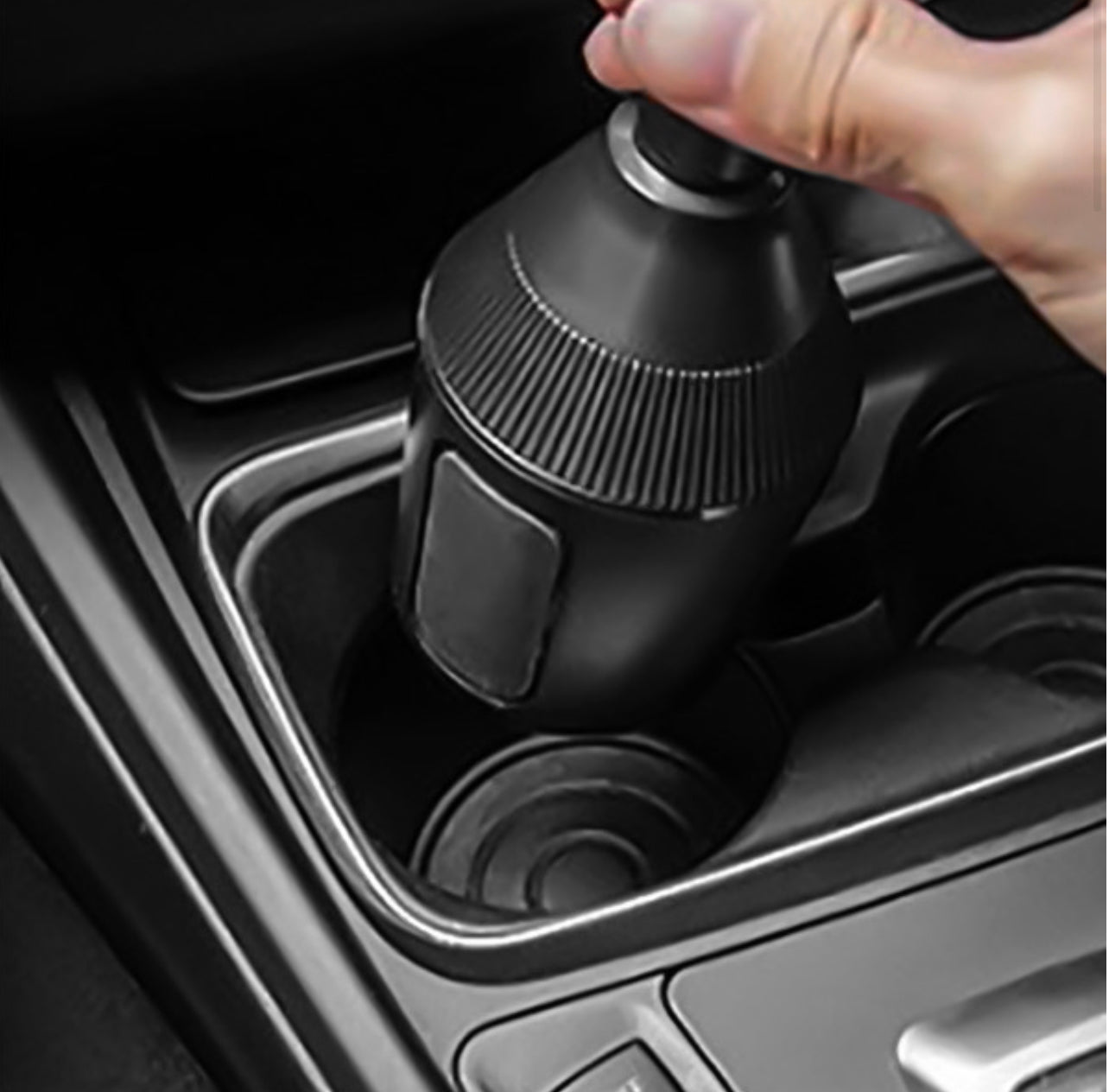 Car Cup Holder Phone Mount - Black
