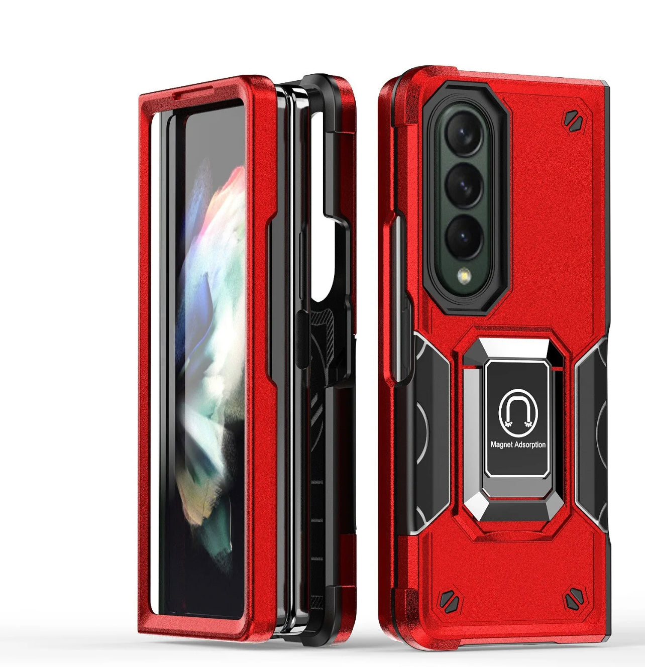 Samsung Galaxy Z Fold 4 Magnetic Ring Stand Case Cover