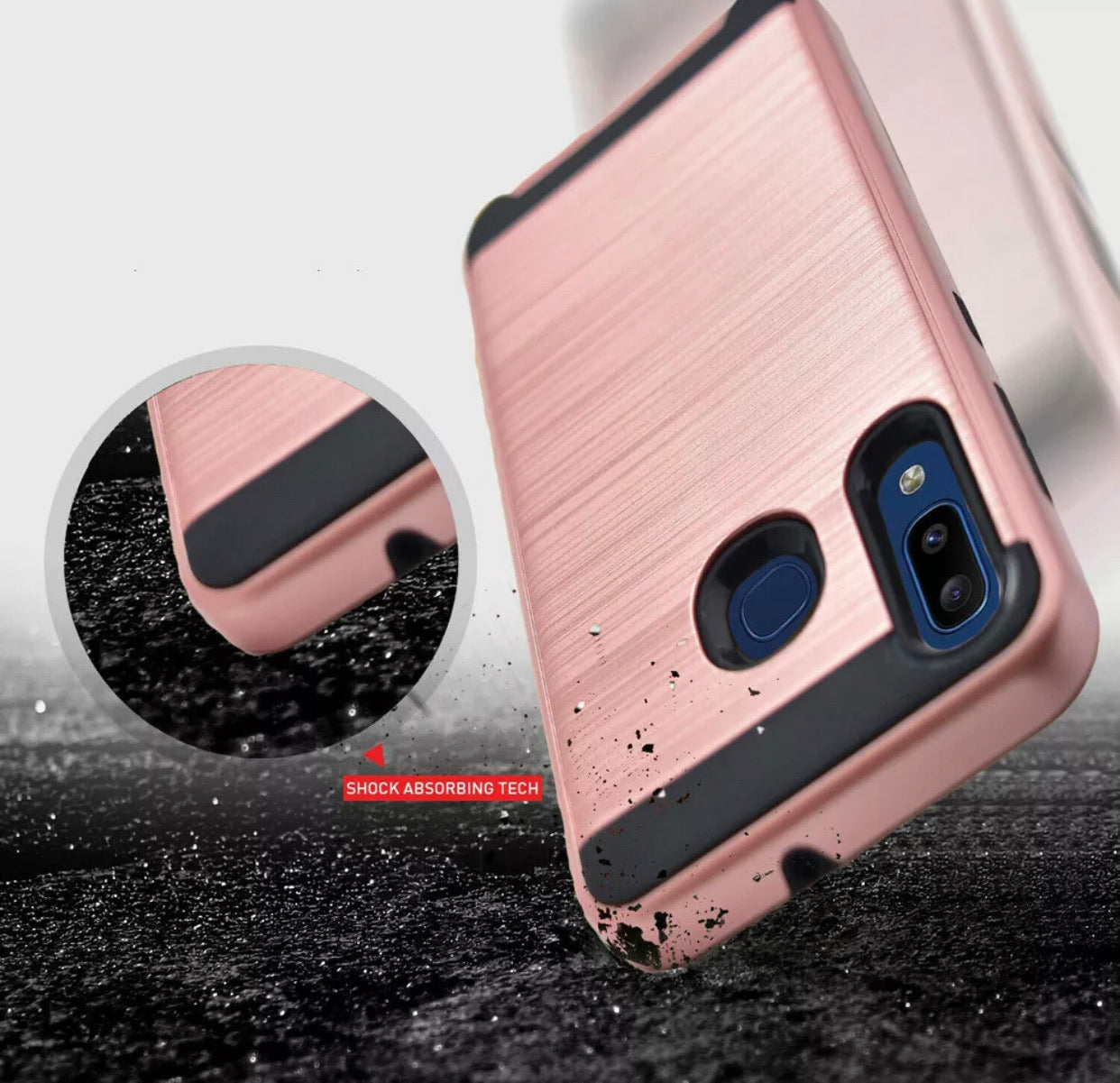 Samsung Galaxy A20/30/50 Hybrid Shockproof Case