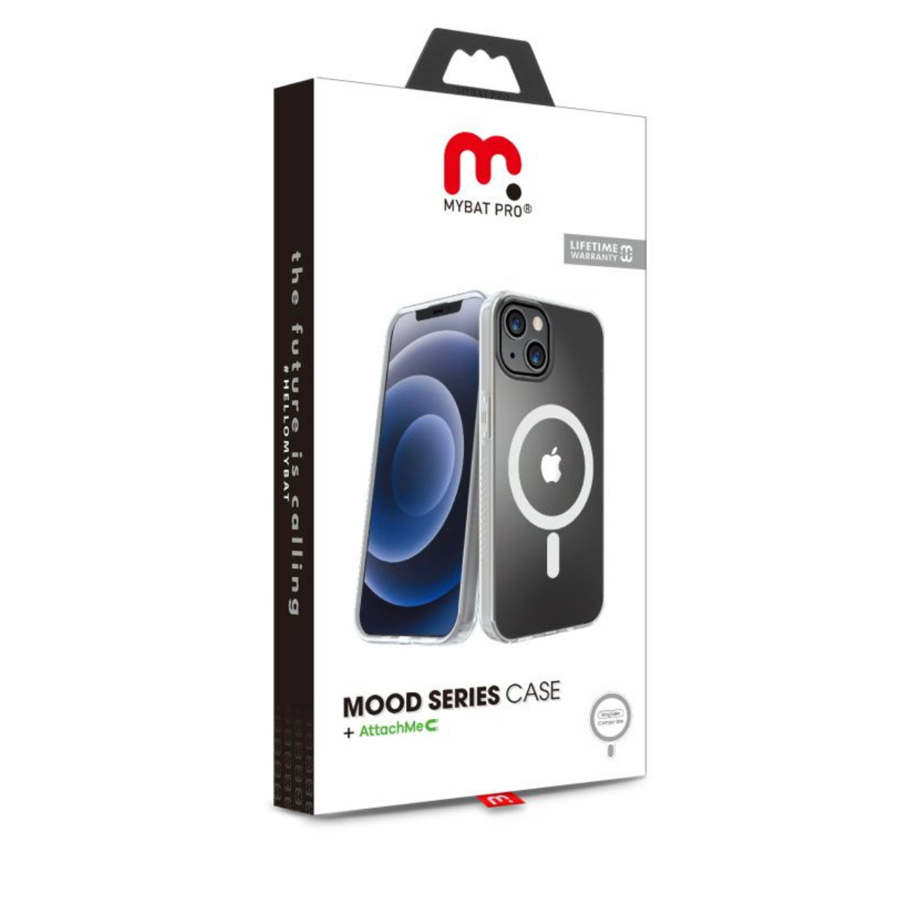 MYBAT PRO MOOD SERIES CASE + ATTACHME WITH MAGSAFE COMPATIBLE FOR APPLE IPHONE 13 PRO MAX (6.7) - CLEAR