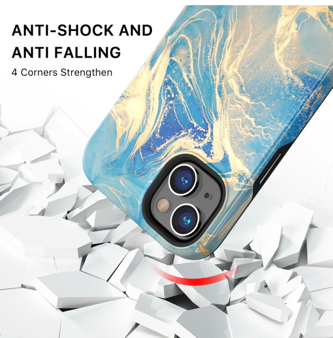 MyBat Pro Fuse Series MagSafe Case for Apple iPhone 14 (6.1) - Ocean Marble