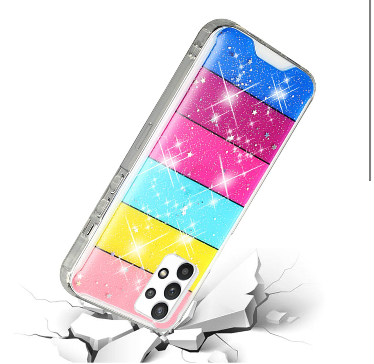 Samsung Galaxy A32 5G Vogue Glitter Hybrid Case