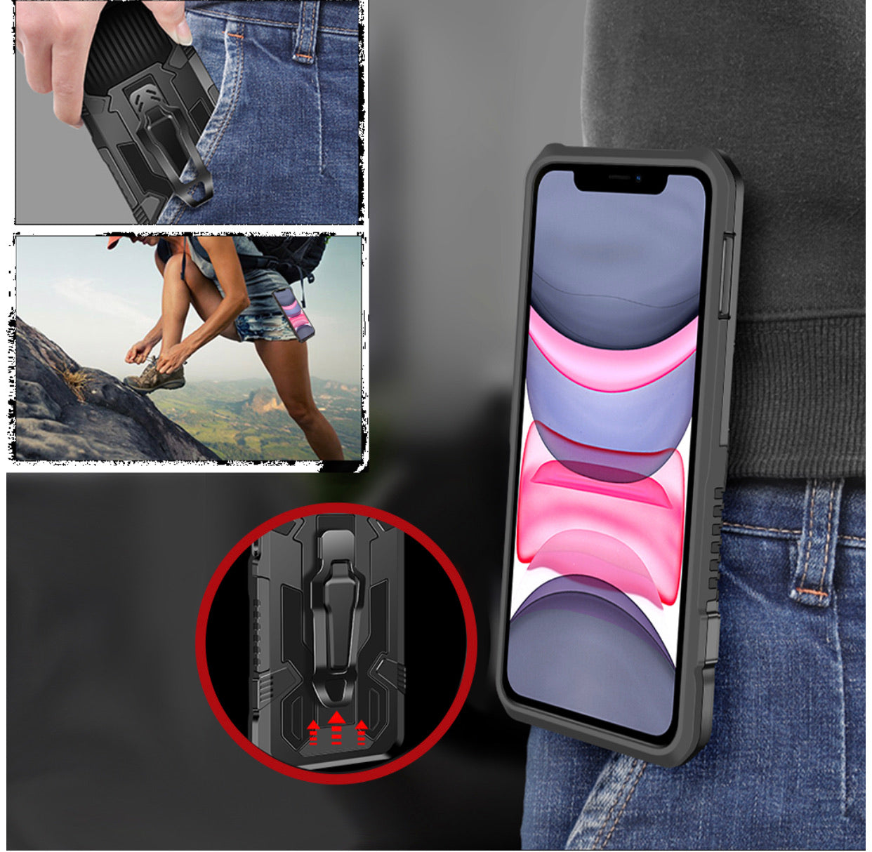 iPhone 12 Pro Max (6.7) 3-in-1 Combo Case