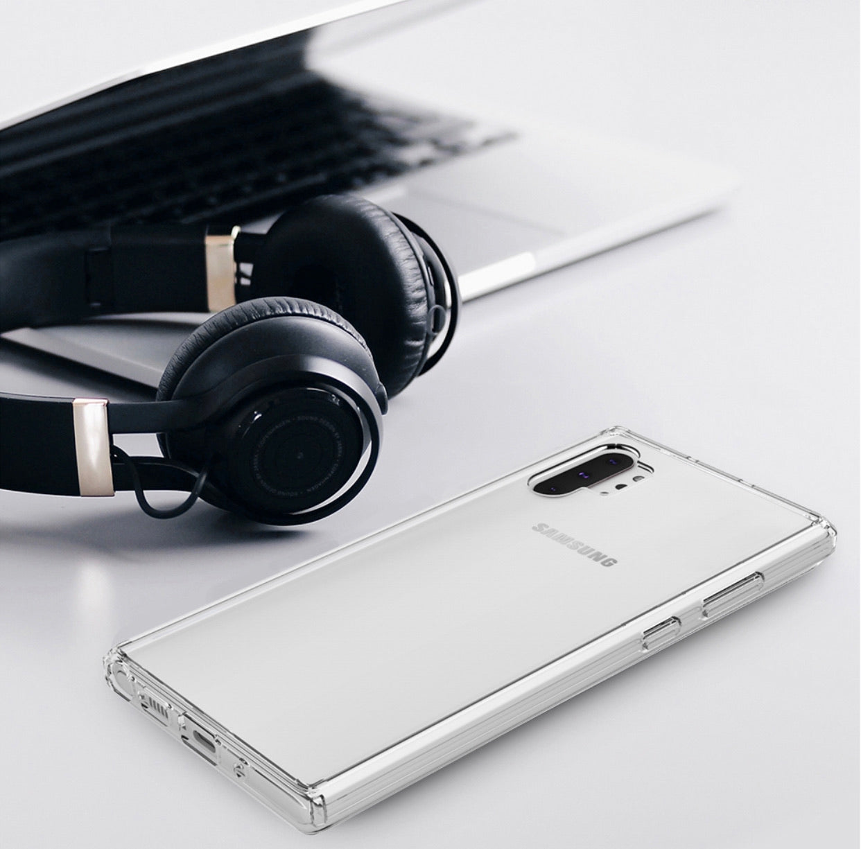 Galaxy Note 10 Plus Premium Clear Hard Shell Case