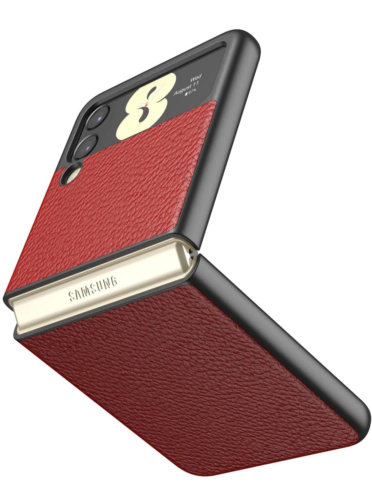Samsung Galaxy Z Flip 3 Leather PC Cover