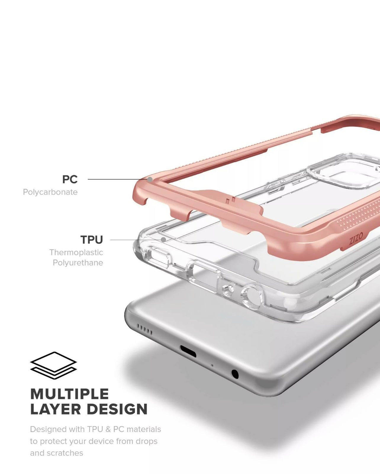 Samsung Galaxy A52 Military Grade Hybrid Case