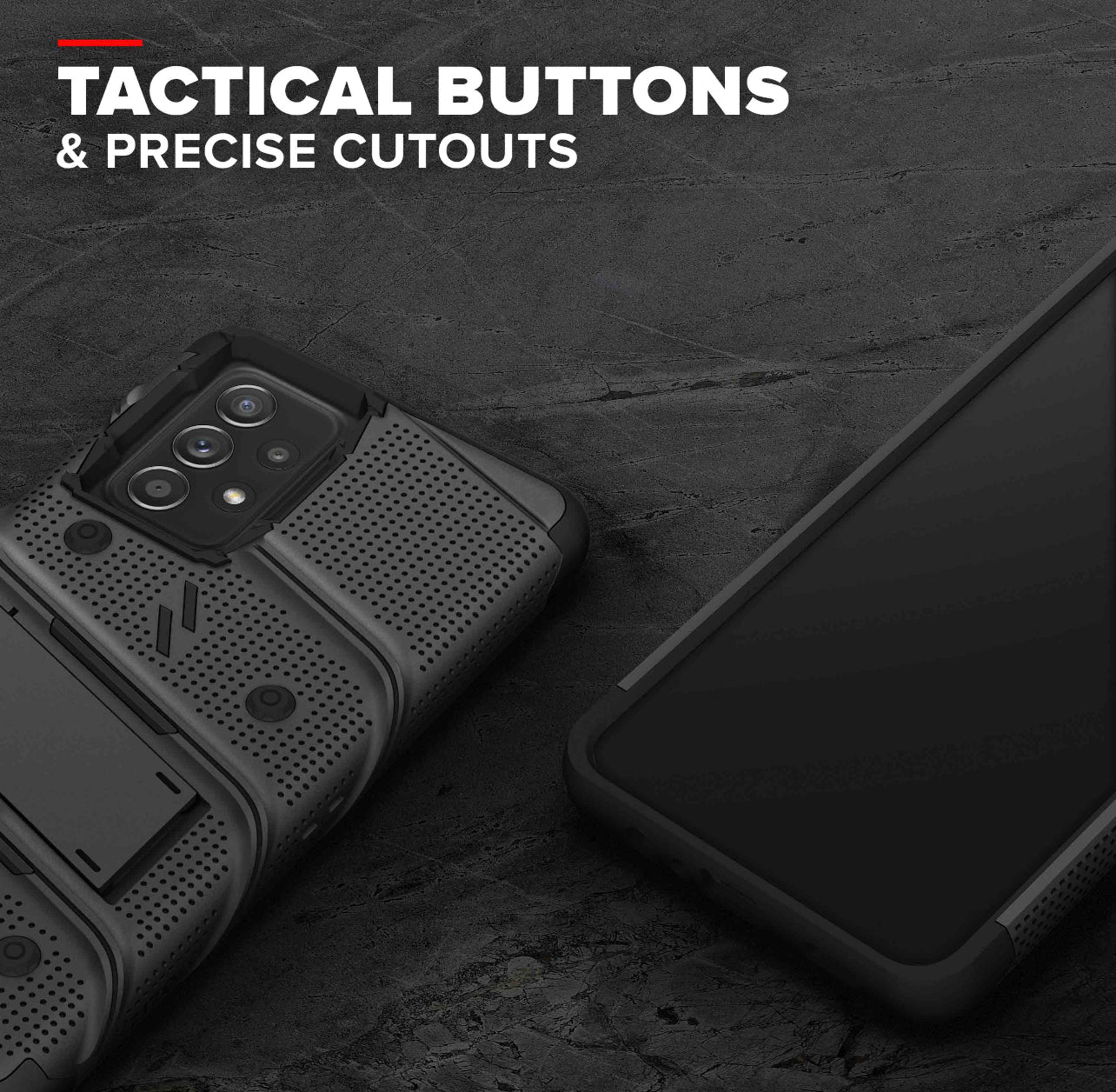 Samsung Galaxy A52 Case W/ Tempered Glass