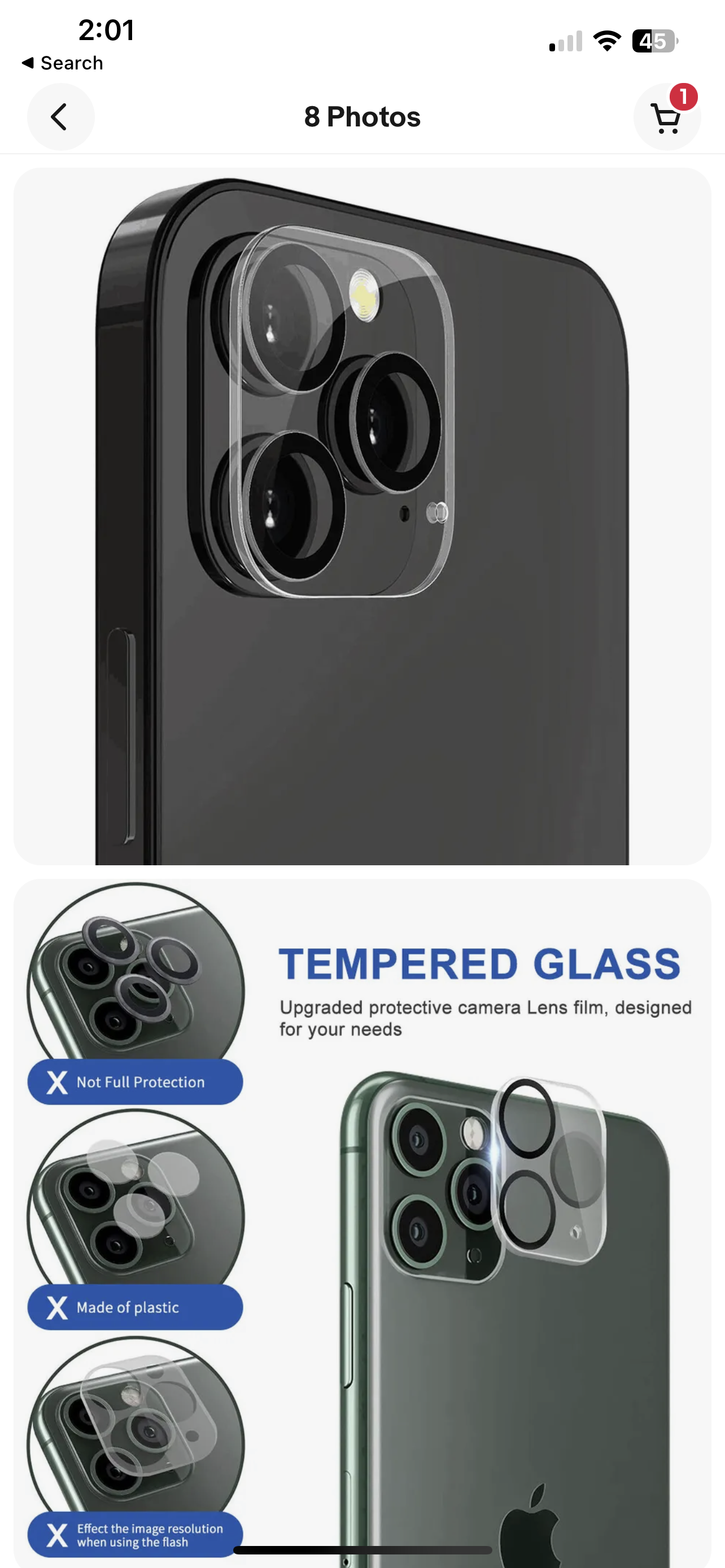 iPhone 14 Pro/Pro Max Lens Shield Protection