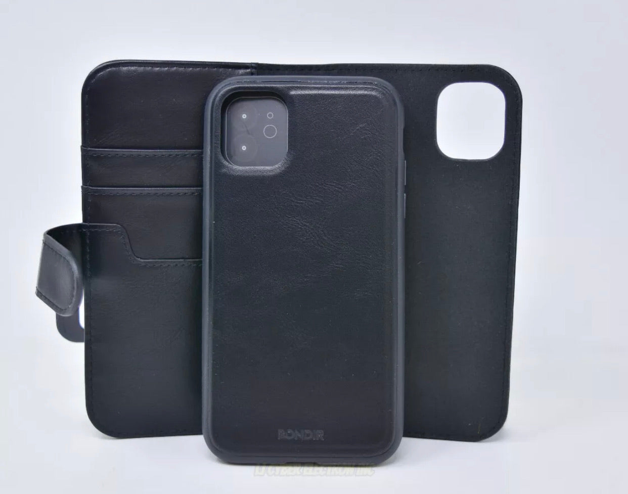 iPhone 11/XR Genuine Leather Wallet Case