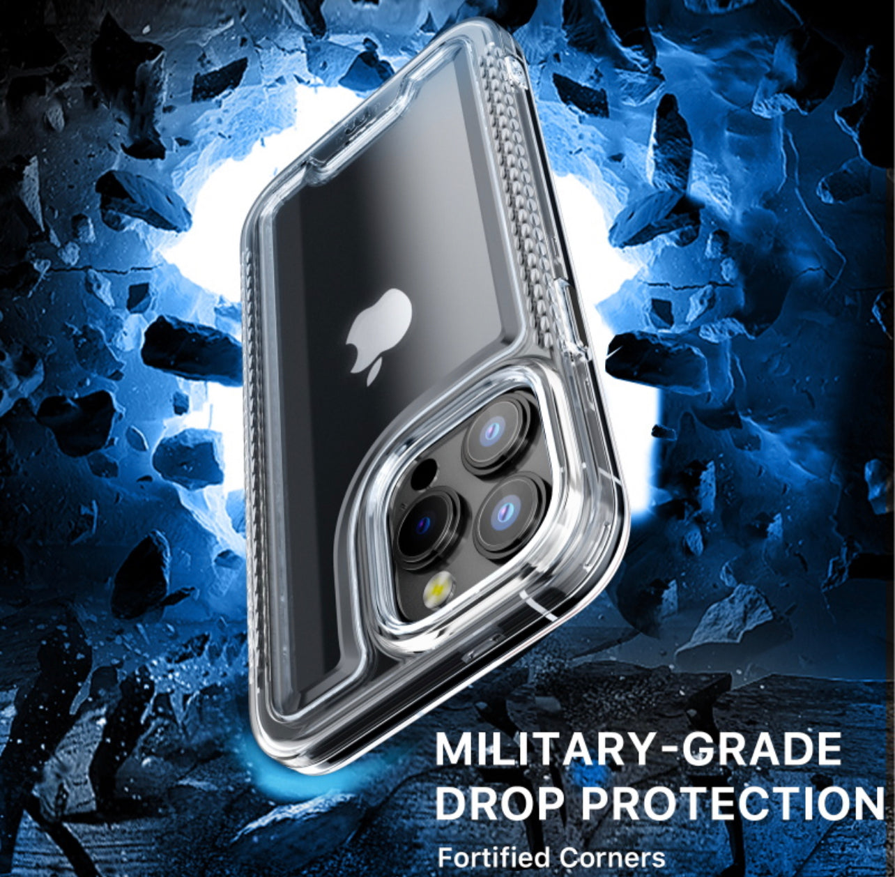 MyBat Pro Lux Series Case with Tempered Glass for Apple iPhone 14 Pro Max (6.7) - Clear