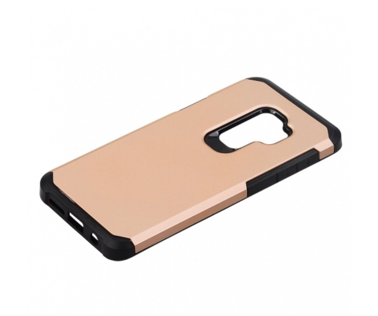 Samsung Galaxy S9 Plus - Solid Rose Golden Honey Leather Back Case