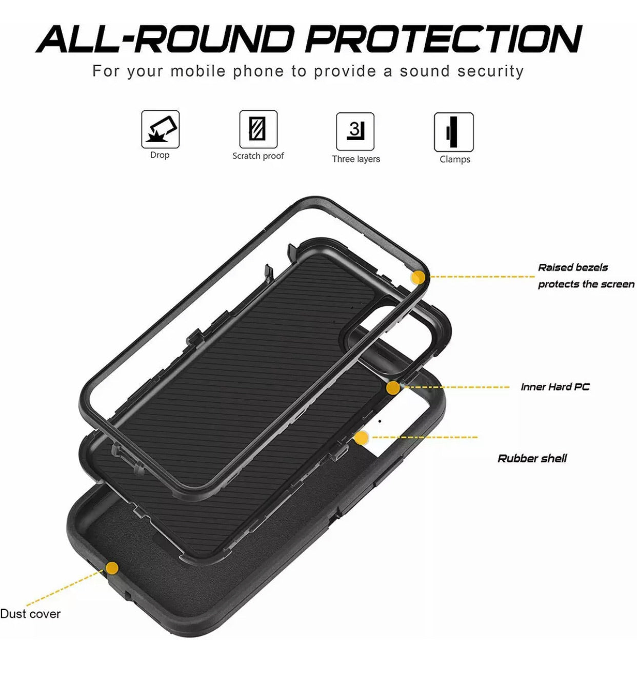 iPhone 12/Pro (6.1) Heavy Duty Case