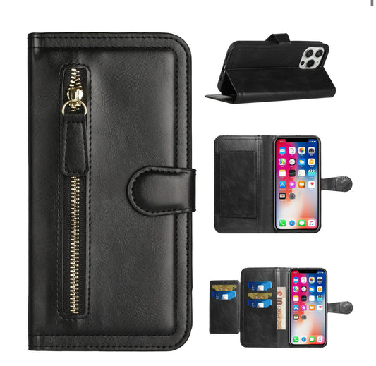 Apple iPhone 14 PLUS Premium Wallet MultiCard Holder With Magnetic Flap