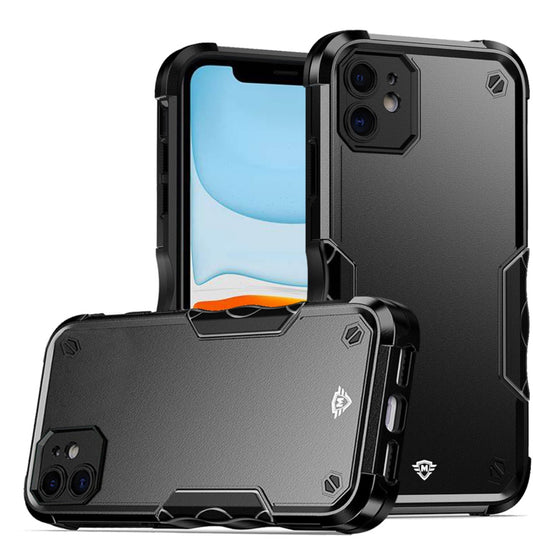 iPhone 15 Pro Exquisite Tough Shockproof Hybrid in Slide-Out Package - Black/Black