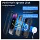 MyBat Pro Antimicrobial Maverick Series w/ MagSafe Case with Holster and Tempered Glass for Apple iPhone 15 (6.1) - Black / Black