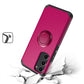 For Samsung S23 FE 5G Tough Hybrid With Ring Stand- Hot Pink