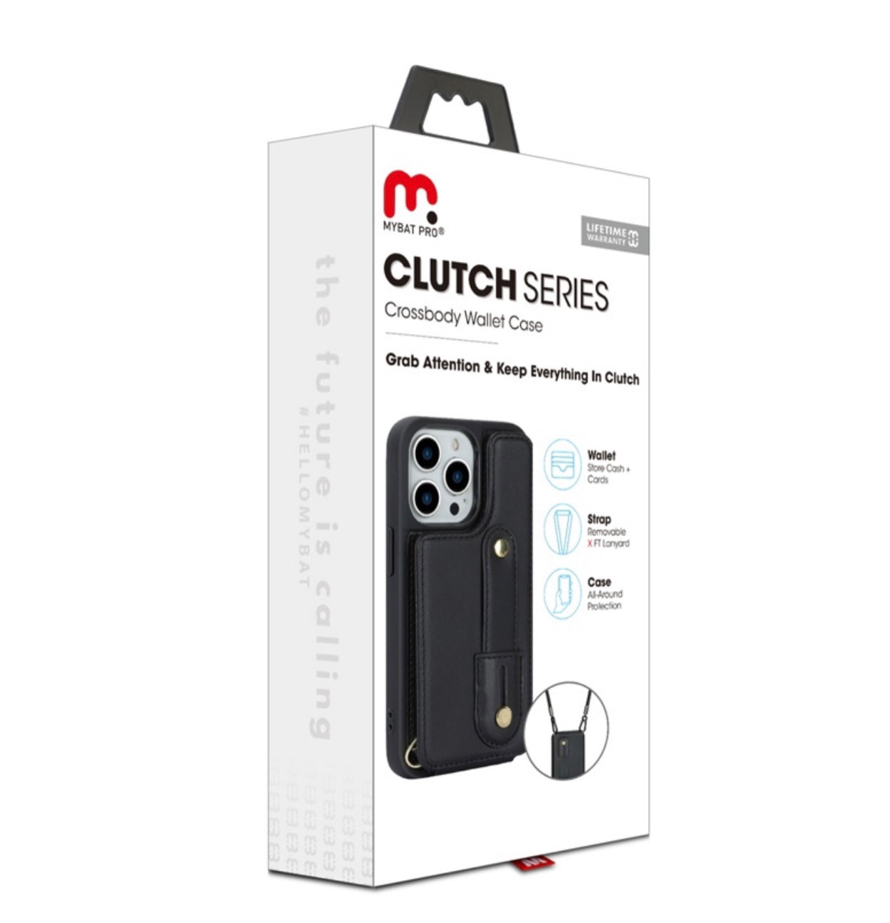 MyBat Pro Clutch Series Case for Apple iPhone 15 (6.1) - Black