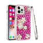 For Apple iPhone 14 PRO MAX 6.7" Full Diamond with Ornaments Case Cover