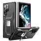 MyBat Pro Antimicrobial Stealth Series (with Stand) for Samsung Galaxy S23 Ultra - Black / Black
