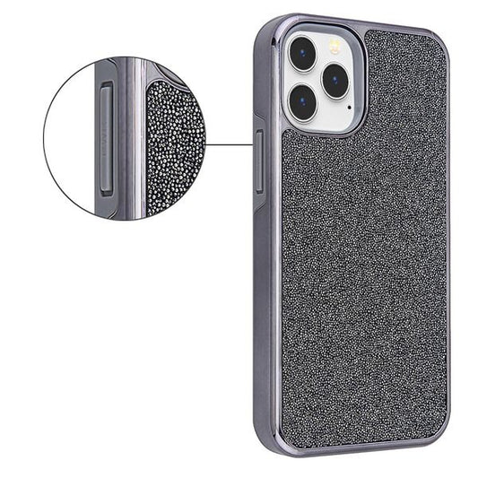 iPhone 12 Pro Max Encrusted Rhinestone Hybrid Case