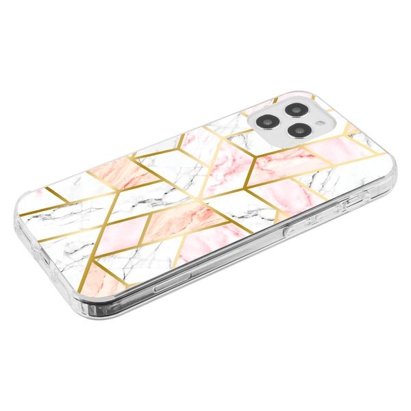 iPhone12/ PRO(6.1) -FUSION MARBLE HYBRID COVER - PINK