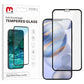 FULL COVERAGE TEMPERED GLASS FOR APPLE IPHONE  12/PRO (6.1) - BLACK