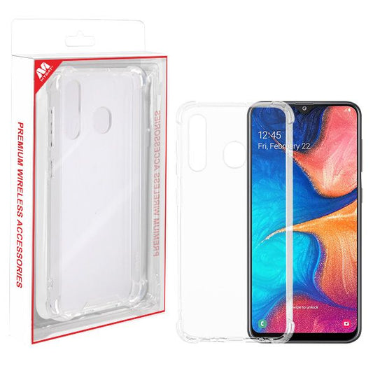 Samsung Galaxy A20/30/50 Sturdy Gummy Cover-Clear